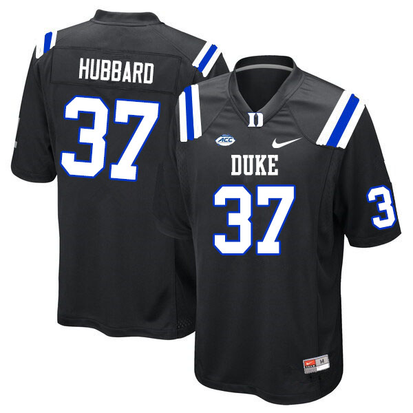 Duke Blue Devils #37 Jackson Hubbard College Football Jerseys Sale-Black